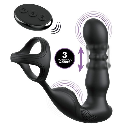 Analvibrator „Ass-Gasm Slide & Glide“ mit Perlenmassage