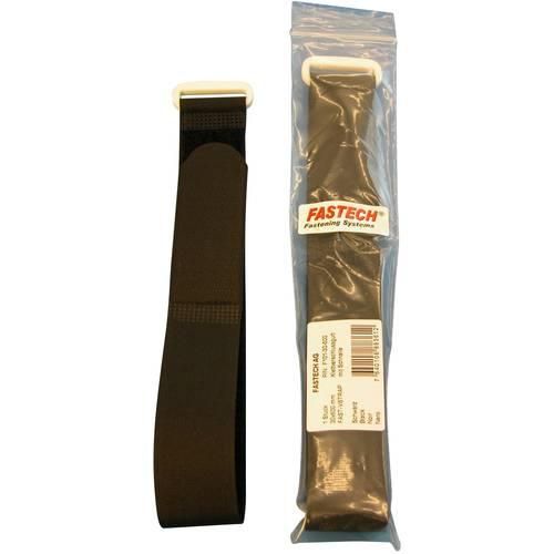 FASTECH® F101-30-600 Klettband mit Gurt Haft- und Flauschteil (L x B) 600 mm x 30 mm Schwarz 1 St.