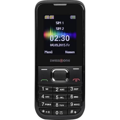 swisstone SC 230 Dual-SIM-Handy Schwarz