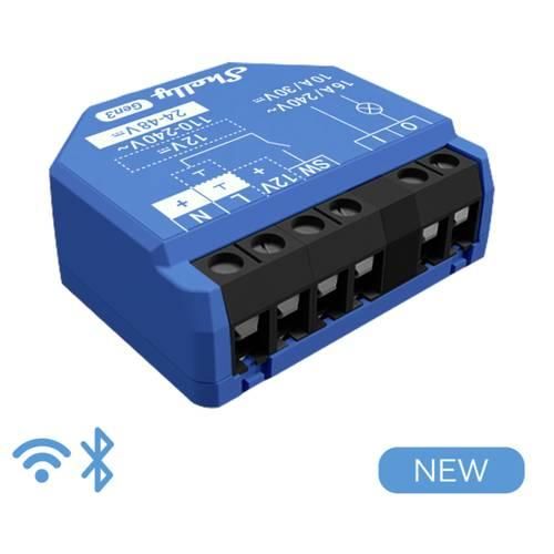 Shelly 1 Gen3 Gateway, Schaltaktor Bluetooth, Wi-Fi