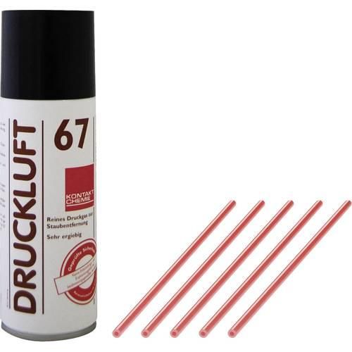 Kontakt Chemie DRUCKLUFT 67 Druckluftspray nicht brennbar, inkl. 5 Sprühröhrchen 400 ml