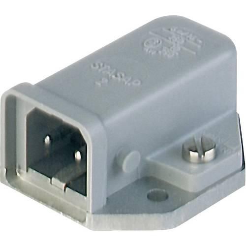 Hirschmann 930822106-1 Netz-Steckverbinder STASAP Stecker, Einbau horizontal Gesamtpolzahl: 2 + PE 16 A Grau 1 St.