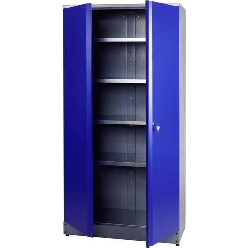 Küpper 70297 Hochschrank 2-türig blau, silber (B x H x T) 910 x 1800 x 450 mm