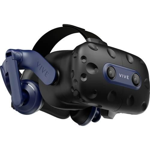 HTC Vive Pro 2 Virtual Reality Brille Schwarz inkl. Bewegungssensoren, mit integriertem Soundsystem