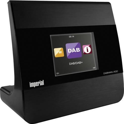 Imperial DABMAN i400 Internet Radio-Adapter DAB+, UKW, Internet Bluetooth®, DLNA, WLAN, Internetradio DLNA-fähig, Multiroom-fähig Schwarz