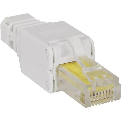 Intellinet 790482 Intellinet Werkzeugloser RJ45-Stecker RJ45-Modularstecker kein Crimpwerkzeug benötigt 790482 Farbkodierung, Knickschutztülle, Crimpkontakt