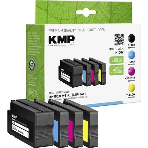 KMP Druckerpatrone ersetzt HP 950XL, 951XL, C2P43AE, CN045AE, CN046AE, CN047AE, CN048AE Kompatibel Kombi-Pack Schwarz, Cyan, Magenta, Gelb H100V 1722,4050