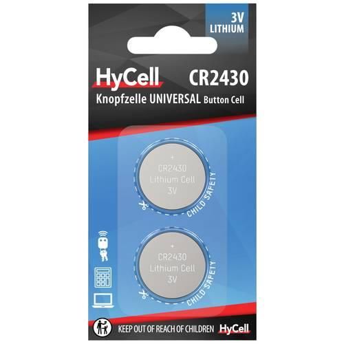 HyCell Knopfzelle CR 2430 3 V 2 St. 300 mAh Lithium CR 2430