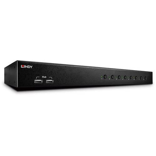 LINDY LINDY KVM Switch Pro USB Audio DVI-I 8 KVM-Umschalter