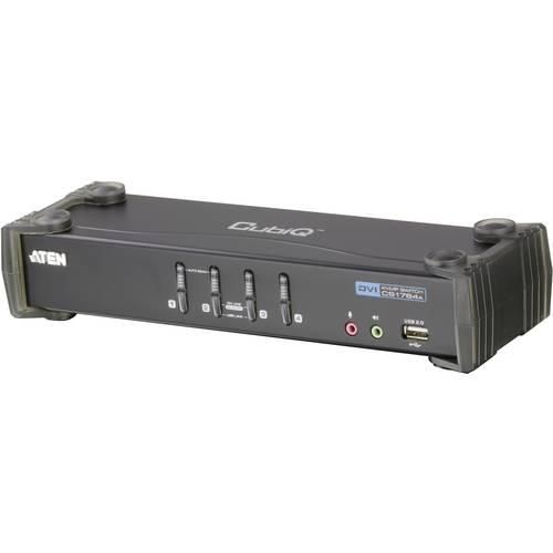 ATEN CS1764A 4 Port KVM-Umschalter DVI USB 1920 x 1200 Pixel