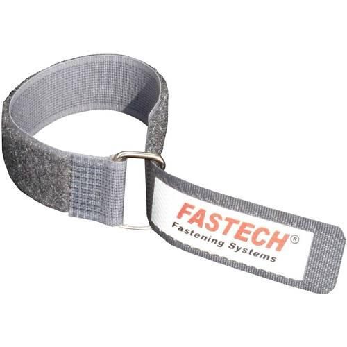 FASTECH® F101-20-220M-FT Klettband mit Gurt Haft- und Flauschteil (L x B) 220 mm x 20 mm Grau 1 St.