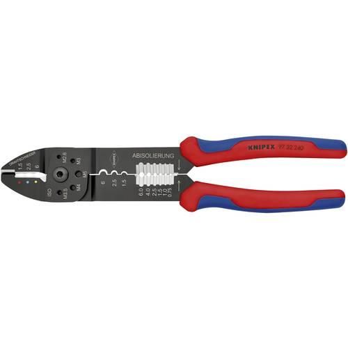 Knipex 97 32 240 97 32 240 Crimpzange Isolierte Kabelschuhe, Isolierte Steckverbinder 1.5 bis 6 mm²