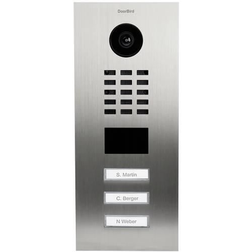 DoorBird D2103V IP-Video-Türsprechanlage LAN Außeneinheit Edelstahl V2A (gebürstet)