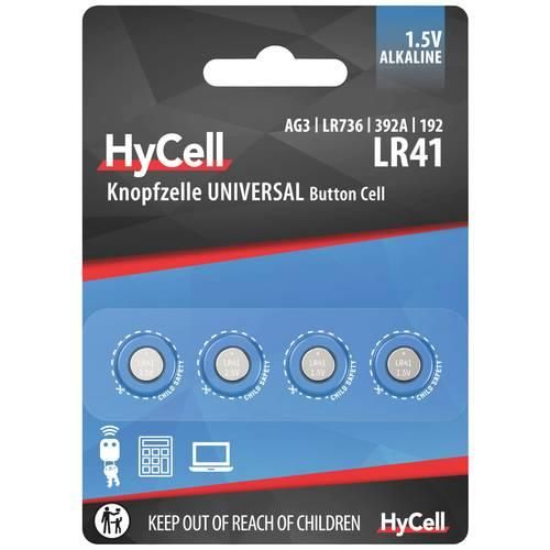 HyCell Knopfzelle LR 41 1.5 V 4 St. 30 mAh Alkali-Mangan AG3