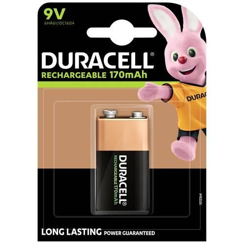 Duracell 9 V Block-Akku NiMH 170 mAh 8.4 V 1 St.