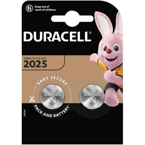 Duracell Knopfzelle CR 2025 3 V 2 St. 165 mAh Lithium Elektro 2025