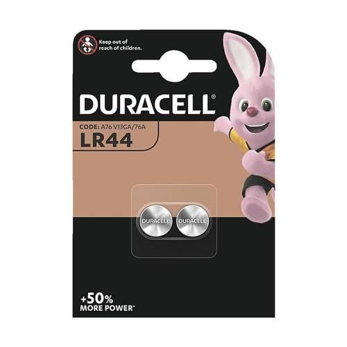 Duracell Knopfzelle LR 44 1.5 V 2 St. 105 mAh Alkali-Mangan Elektro AG13