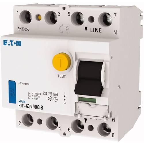 Eaton 300302 PXF-63/4/003-B FI-Schutzschalter allstromsensitiver FI B 4polig 63 A 0.03 A 230 V, 400 V