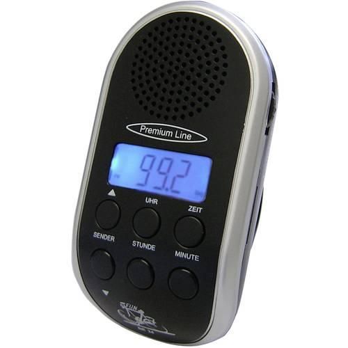 Security Plus BR 24 Fahrradradio Schwarz, Silber