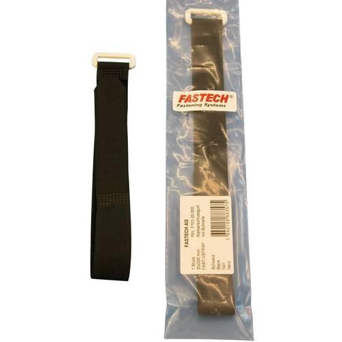 FASTECH® F101-20-300 Klettband mit Gurt Haft- und Flauschteil (L x B) 300 mm x 20 mm Schwarz 1 St.