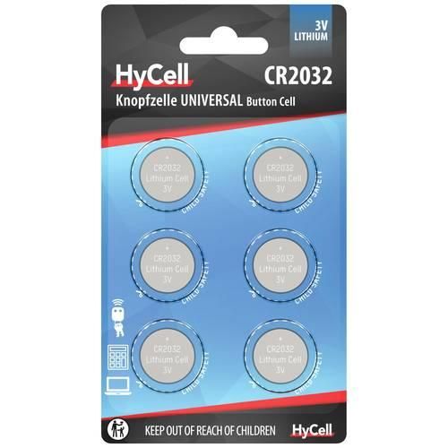 HyCell Knopfzelle CR 2032 3 V 6 St. 200 mAh Lithium CR2032