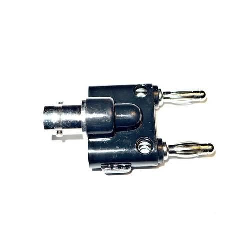 Mueller Electric BU-00260 Messadapter BNC-Buchse - Bananenstecker Silber