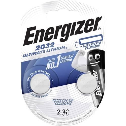 Energizer Knopfzelle CR 2032 3 V 2 St. 235 mAh Lithium Ultimate 2032