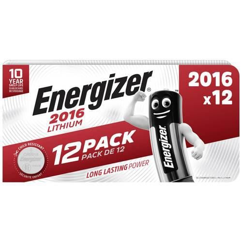 Energizer Knopfzelle CR 2016 3 V 12 St. 90 mAh Lithium