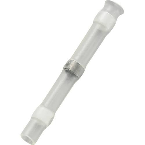 TRU COMPONENTS 736383 Stoßverbinder mit Schrumpfschlauch 0.08 mm² 0.202 mm² Vollisoliert Weiß 30 St.