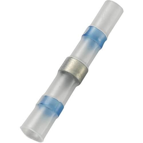 TRU COMPONENTS 736437 Stoßverbinder mit Schrumpfschlauch 1 mm² 2.50 mm² Vollisoliert Blau 20 St.