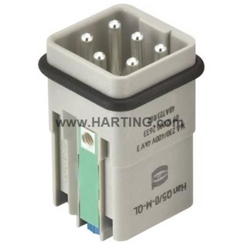 Harting 09 12 005 2633 Stifteinsatz Han® Q 5 + PE Han-Quick Lock® 1 St.