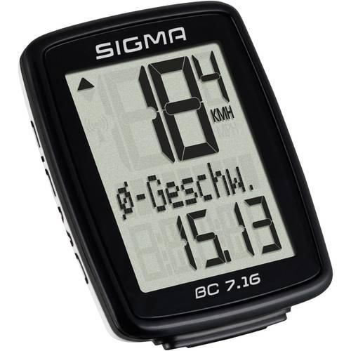 Sigma BC 7.16 Fahrradcomputer Kabelübertragung mit Radsensor