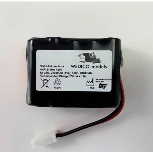 WEDICO-models Modellbau-Akkupack (NiMh) 12 V 2100 mAh AMP