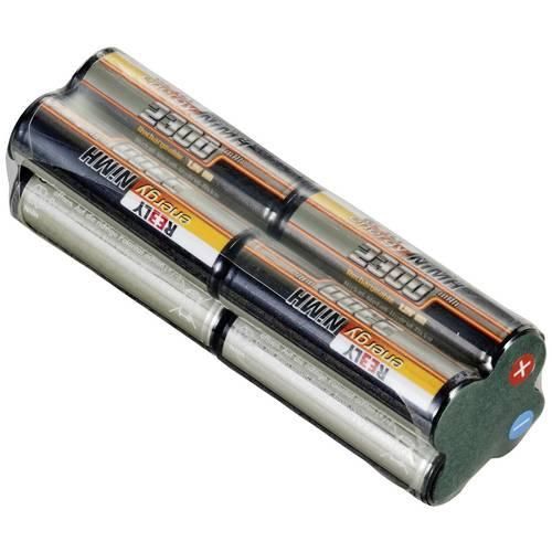 Reely Modellbau-Akkupack (NiMh) 9.6 V 2300 mAh Zellen-Zahl: 8 Mignon (AA) Mignon (AA) Block Mit Lötfahne