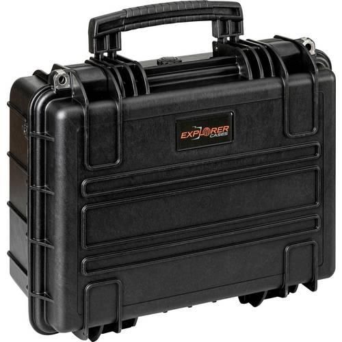 Explorer Cases Outdoor Koffer 3818HL.B black with pick & pluck foam (B x H x T) 38 x 27 x 18 cm Schwarz 3818HL.B