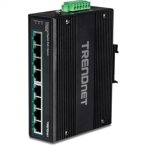 TRENDnet TI-PG80B - Switch - unmanaged - 8 x 10/100/1000 (PoE+)