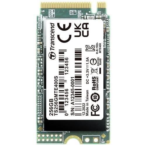 Transcend MTS400S 256 GB Interne M.2 PCIe NVMe SSD 2242 PCIe NVMe 3.0 x4 Retail TS256GMTE400S