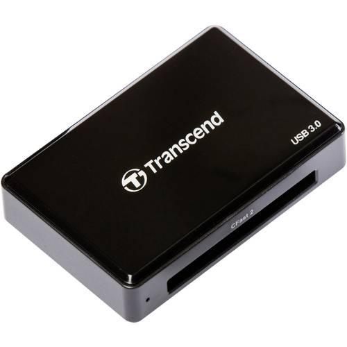 Transcend RDF2 Externer Speicherkartenleser USB-A (USB 3.1 Gen 1) Schwarz