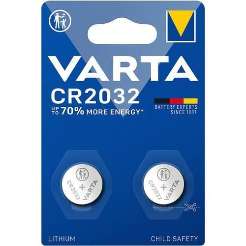 Varta Knopfzelle CR 2032 3 V 2 St. 220 mAh Lithium LITHIUM Coin CR2032 Bli 2