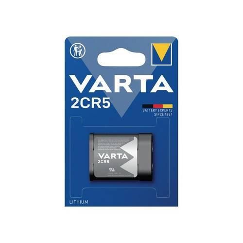 Varta LITHIUM Cylindrical 2CR5 Bli 1 Fotobatterie 2CR5 Lithium 1400 mAh 6 V 1 St.