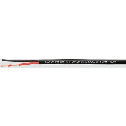 Helukabel 400116 Lautsprecherkabel 2 x 1.50 mm² Schwarz, Rot 100 m