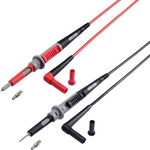 VOLTCRAFT MS-4PS-E Sicherheits-Messleitung 4 mm Sicherheits-Stecker Prüfspitze 1.00 m Schwarz, Rot 1 St.