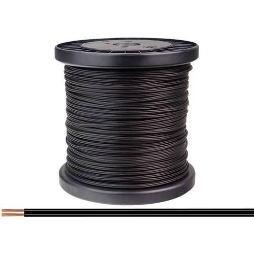 Donau Elektronik 218-11-100 Litze 2 x 0.14 mm² Schwarz 100 m