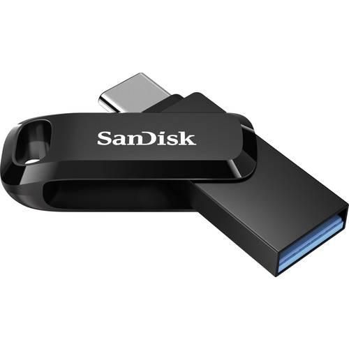 SanDisk Ultra Dual Drive Go USB-Zusatzspeicher Smartphone/Tablet Schwarz 64 GB USB-A (USB 3.2 Gen 1), USB-C®