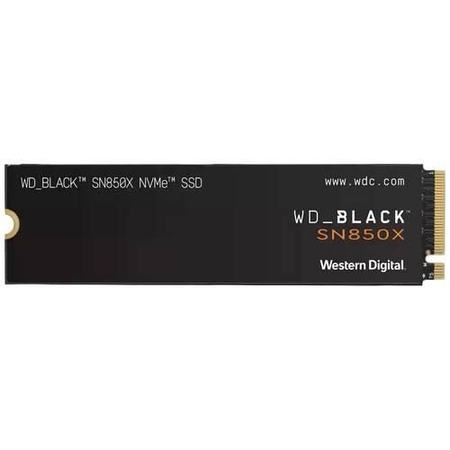 Western Digital Black™ SN850X 4 TB Interne M.2 PCIe NVMe SSD 2280 PCIe NVMe 4.0 x4 Retail WDS400T2X0E