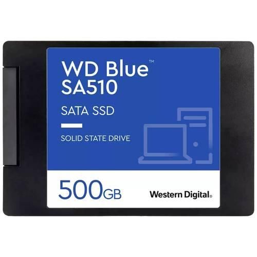 Western Digital Blue™ SA510 500 GB Interne SATA SSD 6.35 cm (2.5 Zoll) SATA 6 Gb/s Retail WDS500G3B0A