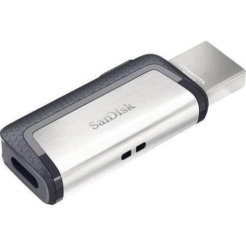 SanDisk Ultra® DualDrive USB-Zusatzspeicher Smartphone/Tablet Silber 64 GB USB-A (USB 3.2 Gen 1), USB-C®