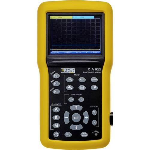 Chauvin Arnoux C.A 922 Hand-Oszilloskop 20 MHz 2-Kanal 2 GSa/s 2.5 kpts 9 Bit Handgerät, Multimeter-Funktionen, Komponententest 1 St.