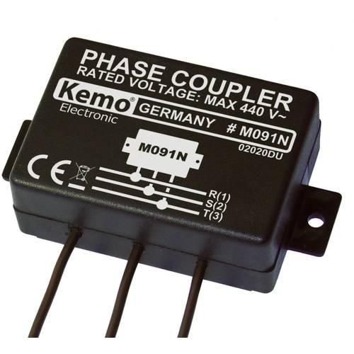 Kemo Powerline M091N Phasenkoppler Baustein Eingangsspannung (Bereich): 400 V/AC (max.)