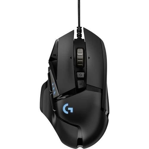 Logitech Gaming G502 HERO Gaming-Maus USB Optisch Schwarz 11 Tasten 25600 dpi Beleuchtet, Gewichts-Tuning, Integrierter Profilspeicher